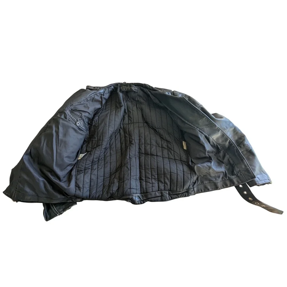 Harley Davidson Leather Motorcycle Jacket Mens 38W‎